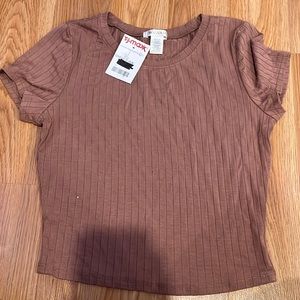 Tan shirt!